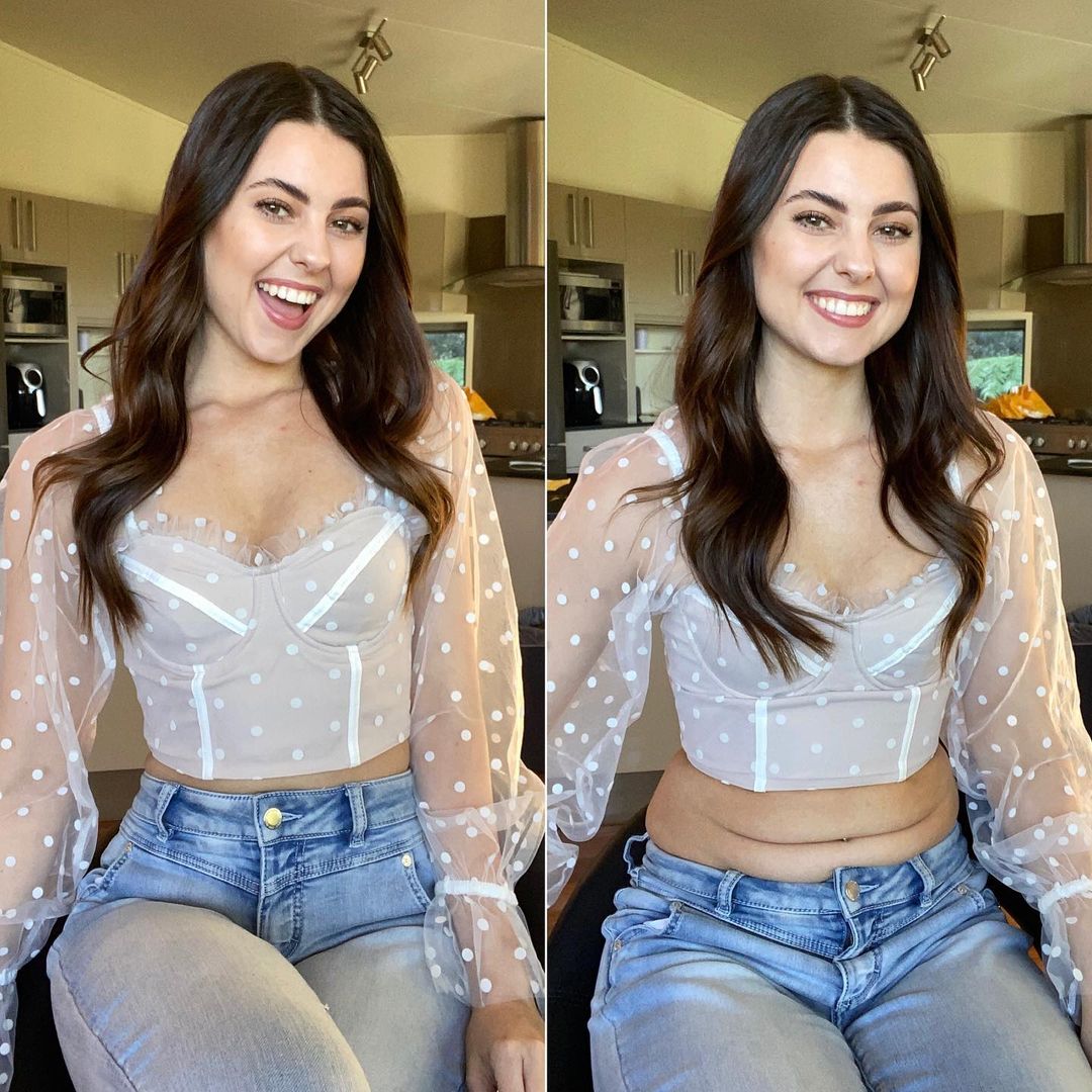 #9 Bree Lenehan |: Una famosa influencer desafía los estándares de belleza poco realistas al publicar fotos de su cuerpo natural Zestradar