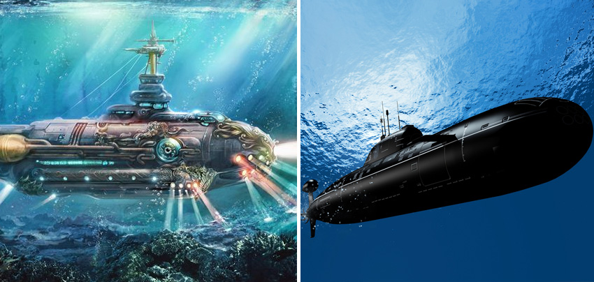 submarino |: 10 inventos de ciencia ficción que pasaron de la pantalla a la vida real Zestradar