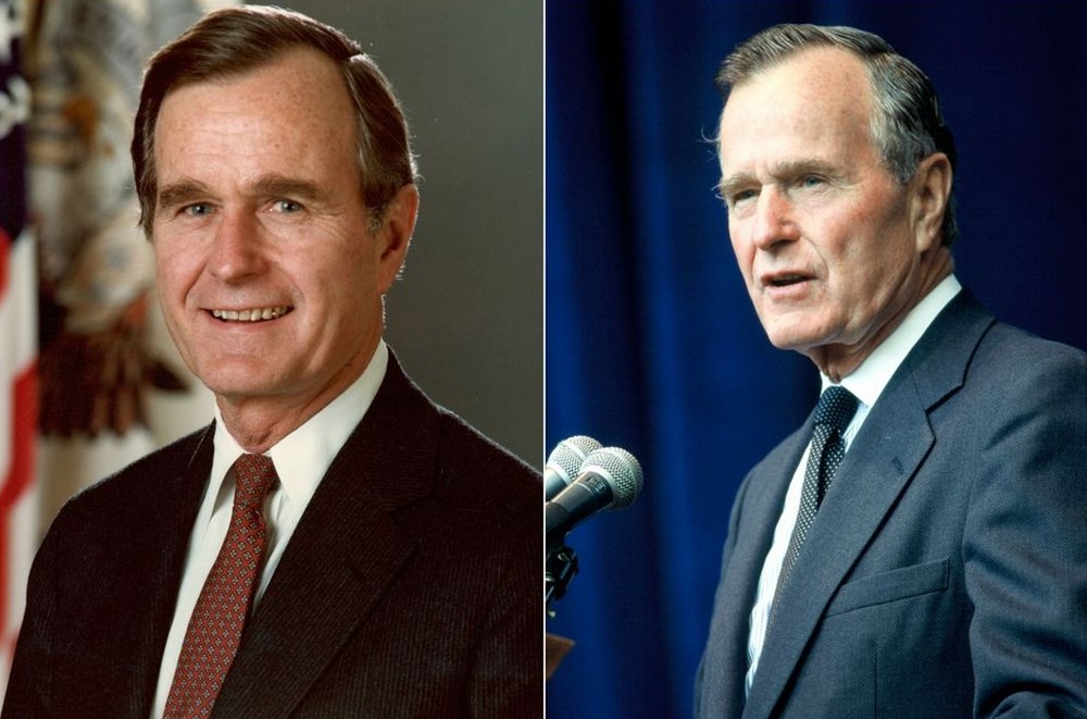 George Bush padre Líderes políticos al inicio y al final de sus mandatos Zestradar