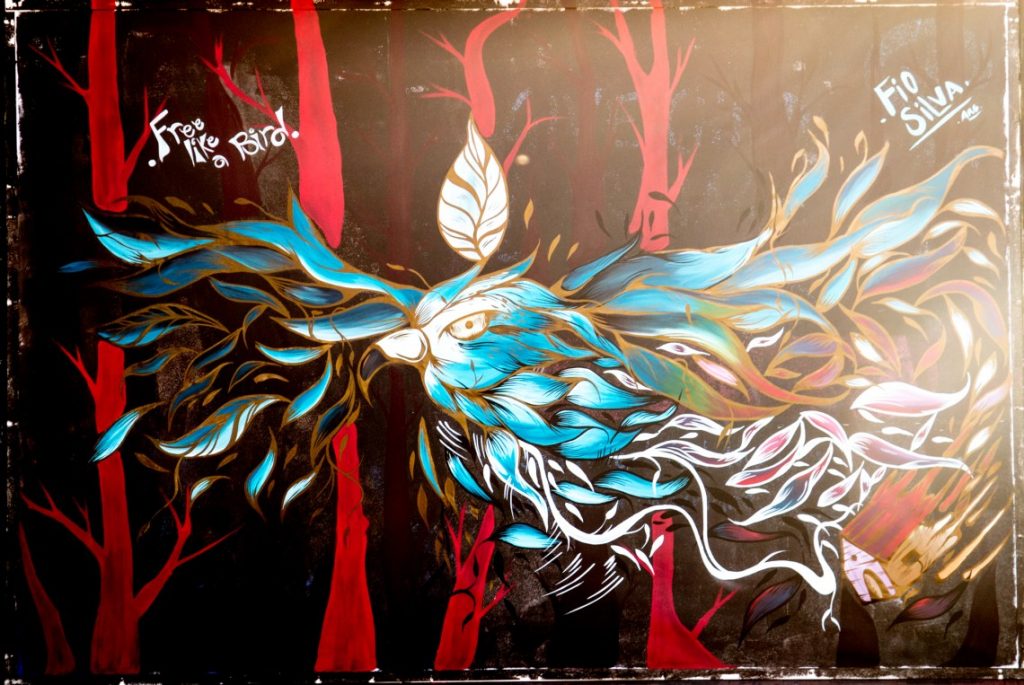 #3 | Murales de aves fenomenales de Fio Silva |: Zestradar