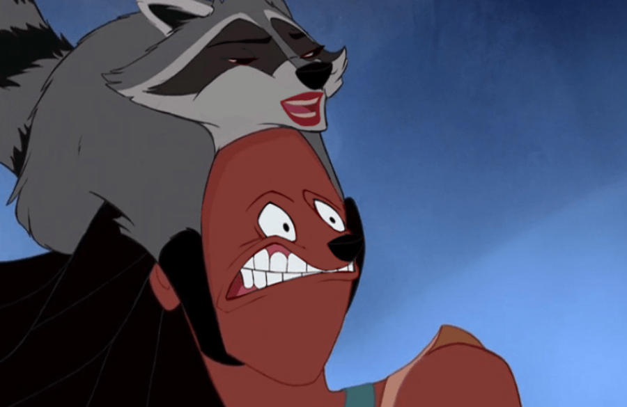 Pocahontas y Meeko |: Disney's House of Horrors o cómo se verían los personajes de Disney si usaran Face Swap | Zest Radar: