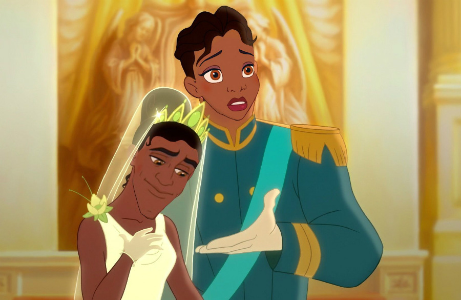 Tiana y Naveen |: Disney's House of Horrors o cómo se verían los personajes de Disney si usaran Face Swap | Zest Radar: