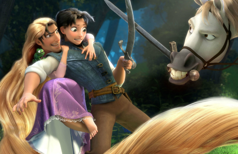 Rapunzel y Flynn |: Disney's House of Horrors o cómo se verían los personajes de Disney si usaran Face Swap | Zest Radar: