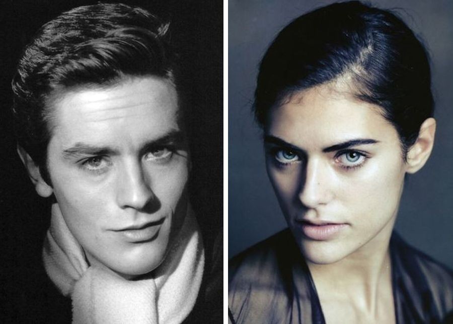 Alison Le Borges - nieta de Alain Delon 13 nietos de famosos que son igual de famosos Zestradar