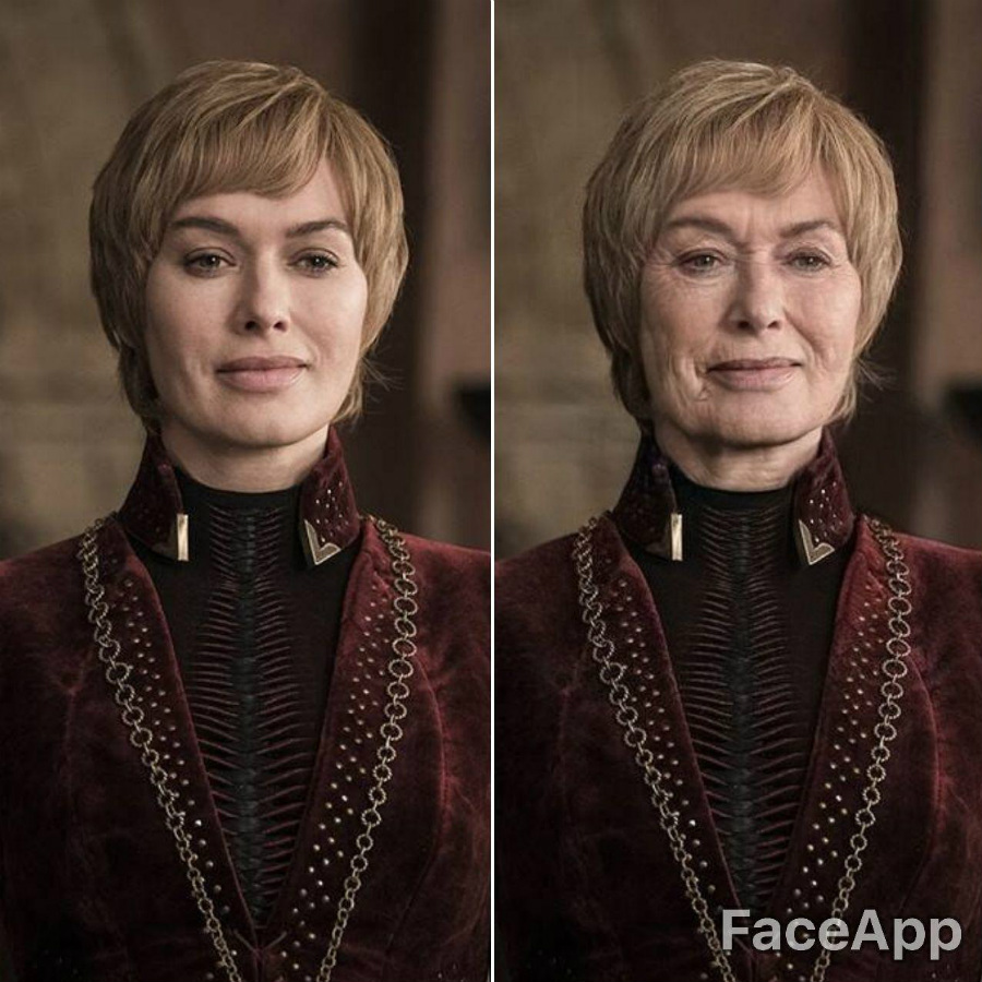 Cersei Lannister |: Se acepta FaceApp Old Face Challenge | Zest Radar: