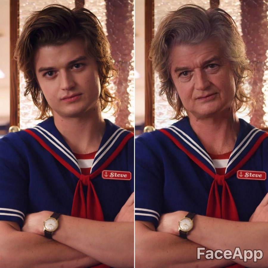 Steve Harington |: Se acepta FaceApp Old Face Challenge | Zest Radar: