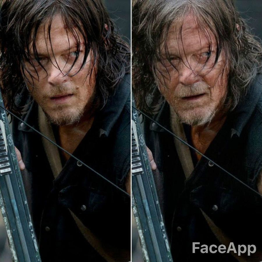 Daryl Dixon |: Se acepta FaceApp Old Face Challenge | Zest Radar: