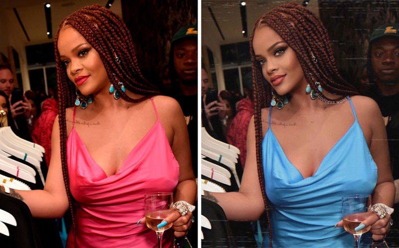 Rihanna |: Goddess.Women retoca a las celebrities y las hace parecer influencers Zestradar