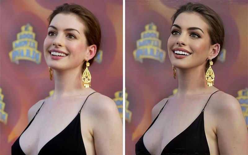 Anne Hathaway | Goddess.Women retoca a las celebrities y las hace parecer influencers Zestradar