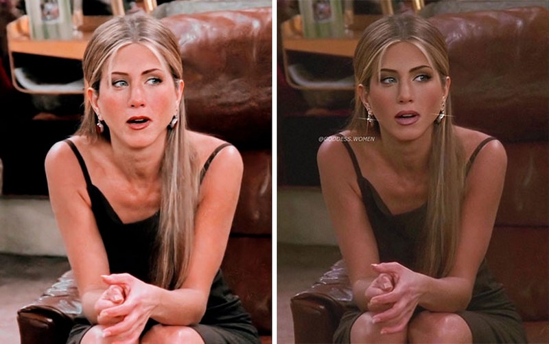 Jennifer Aniston |: Goddess.Women retoca a las celebrities y las hace parecer influencers Zestradar
