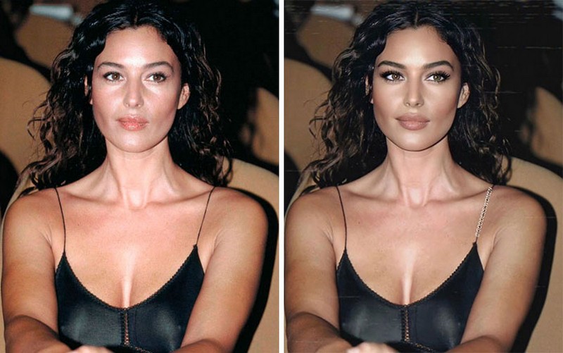 Mónica Bellucci |: Goddess.Women retoca a las celebrities y las hace parecer influencers Zestradar