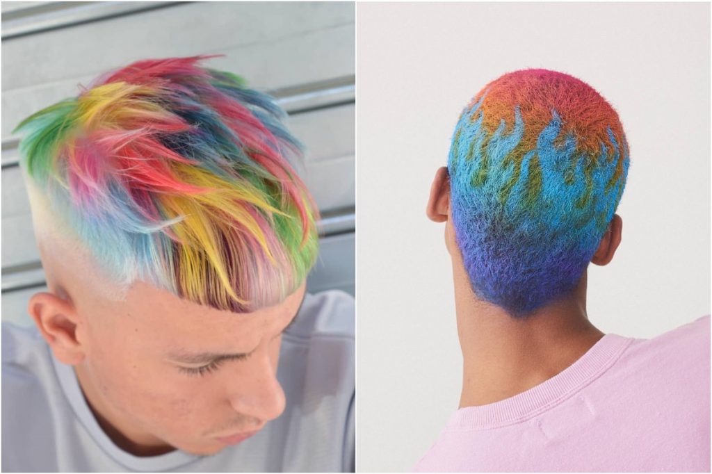 #14 14 ideas atrevidas de color de cabello para hombres | Zestradar