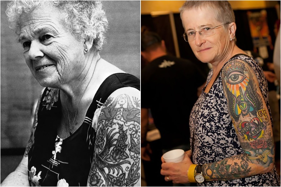 #7 | Personas mayores tatuadas rudas que lucen Rad AF | Zestradar