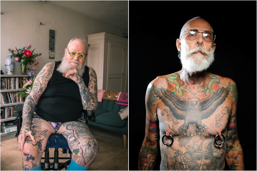#9 | Personas mayores tatuadas rudas que lucen Rad AF | Zestradar