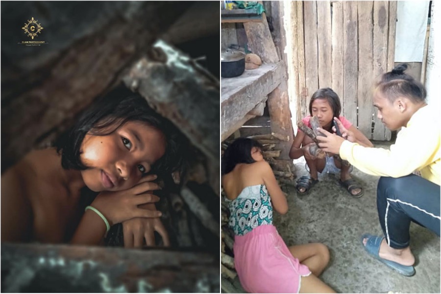 #5 El creativo filipino demuestra que no necesitas mucho para una hermosa sesión de fotos Insistente