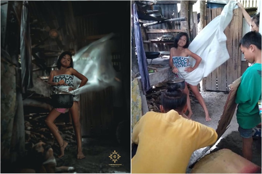 #7 | El creativo filipino demuestra que no necesitas mucho para una hermosa sesión de fotos Insistente