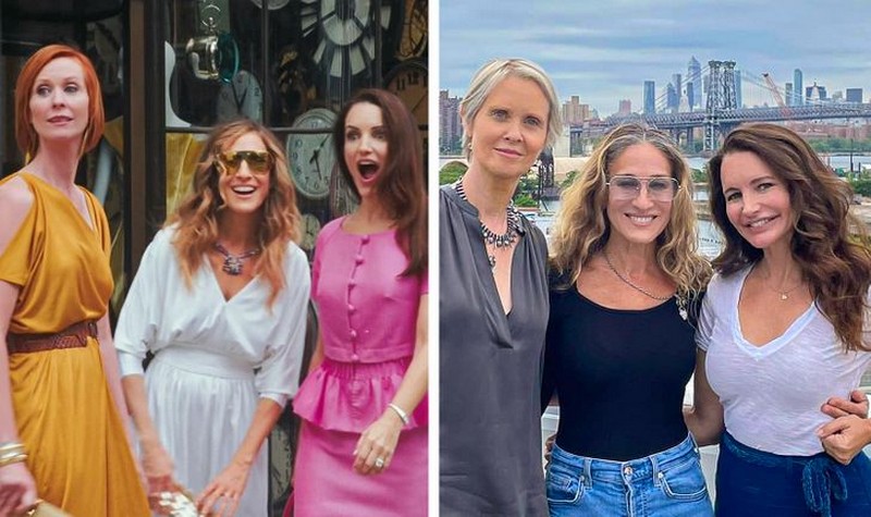 sexo y la ciudad | Fotos de nuestros personajes favoritos de antes y ahora para hacerte sentir viejo Zestradar