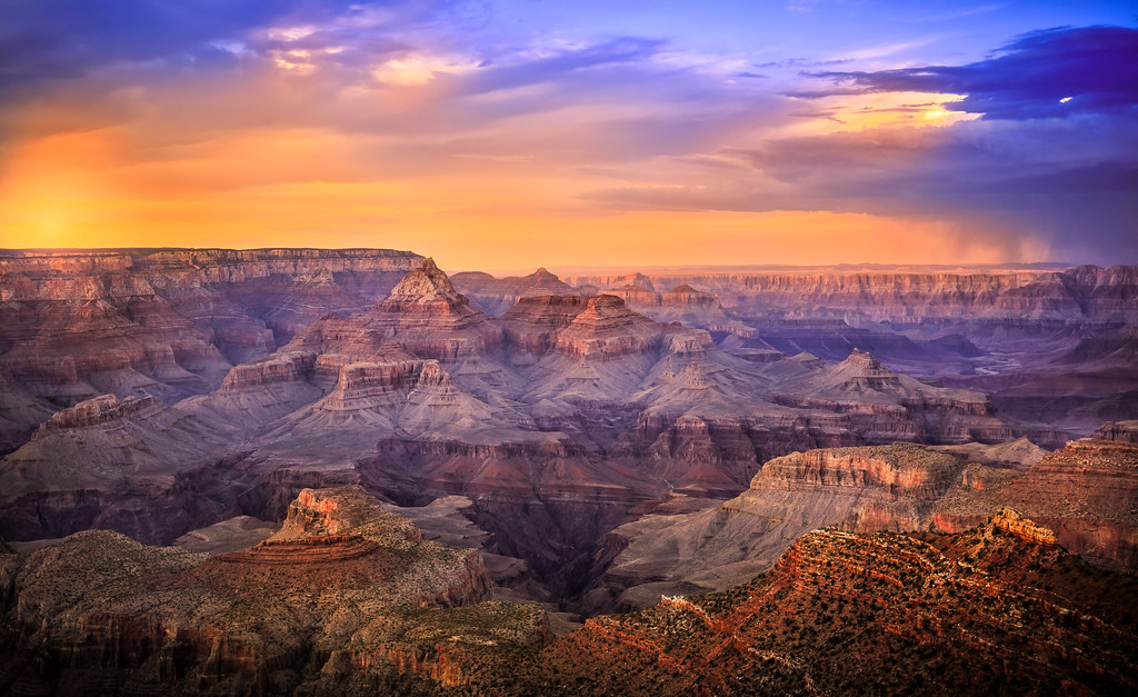 Gran Cañón (EE.UU.) |: 10 mejores lugares para la puesta del sol en el mundo | Zestradar