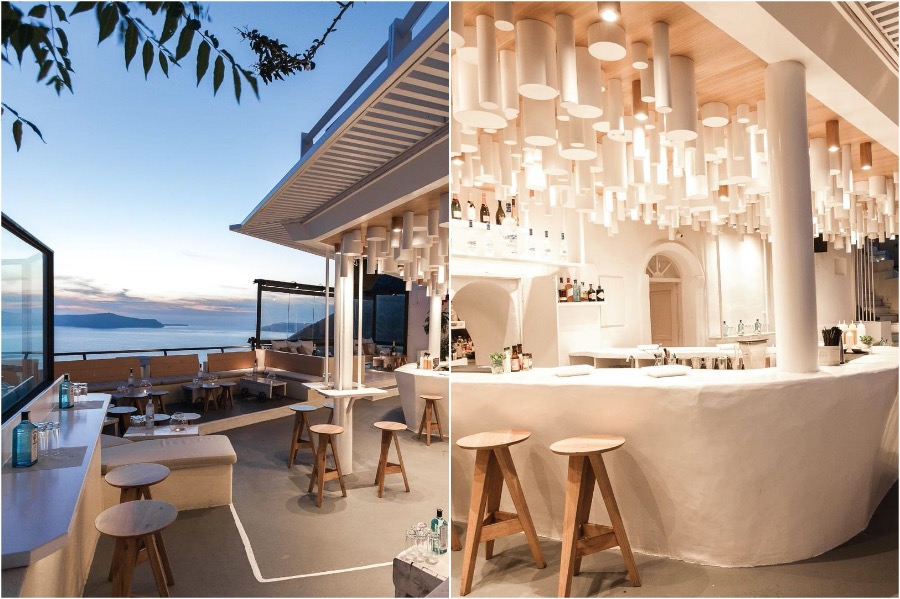 Tango Bar, Santorini |: Los 8 cafés más bonitos de Grecia Zestradar