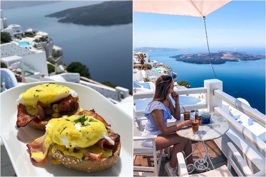 Café Galini, Santorini |: Los 8 cafés más bonitos de Grecia Zestradar