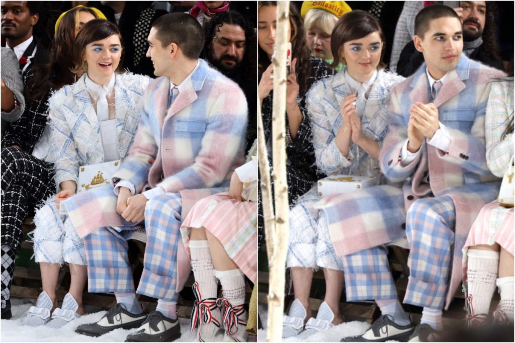 #2 Maisie Williams y el outfit a juego de su novio Zestradar
