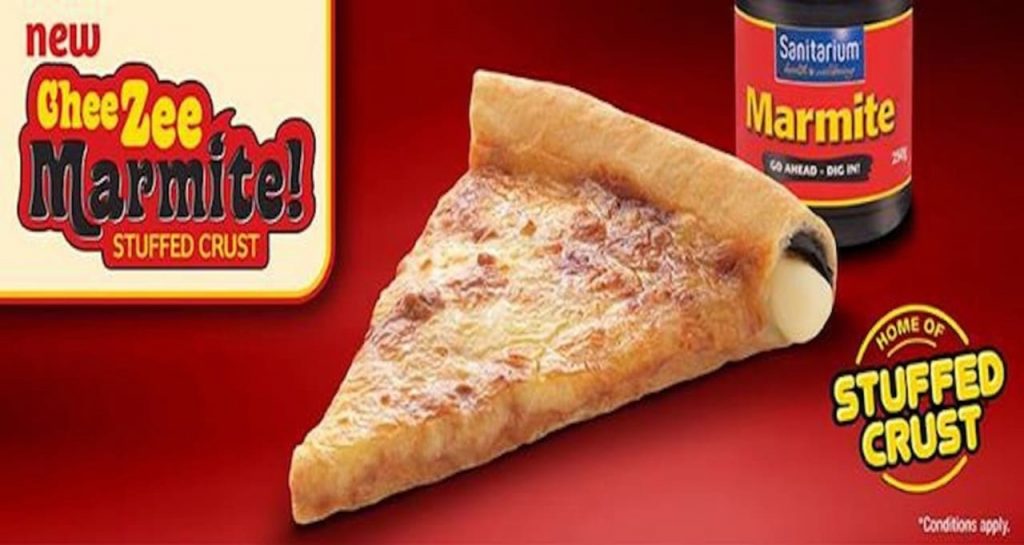 Pizza rellena de marmita Los 8 productos de comida rápida más extraños de todo el mundo | Zestradar