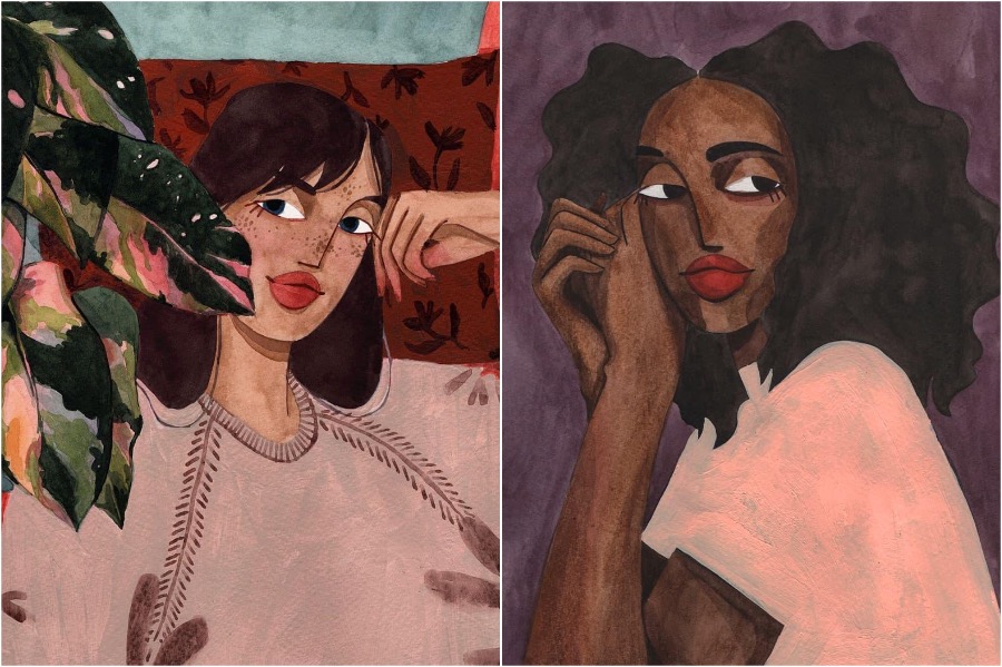 #2 Los retratos de mujeres de este artista te inspirarán y empoderarán Zestradar