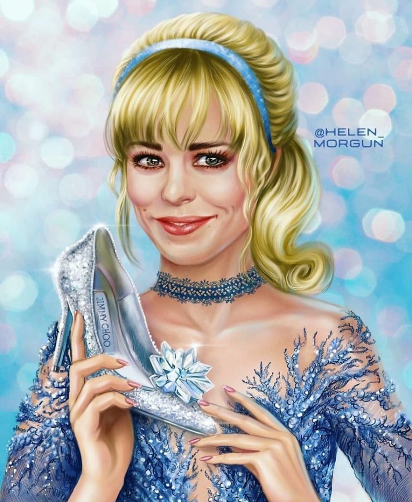 Cenicienta - Rachel McAdams |: Artista ucraniano reinventa a tus celebridades favoritas como princesas de Disney | Zestradar