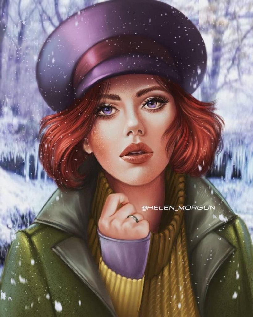 Anastasia - Scarlett Johansson |: Artista ucraniano reinventa a tus celebridades favoritas como princesas de Disney | Zestradar