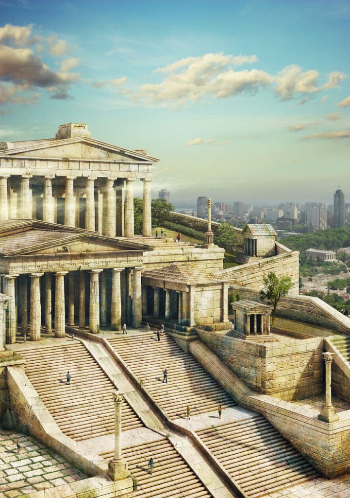Acrópolis de Atenas |: 7 monumentos míticos y cómo se verían hoy | Zestradar