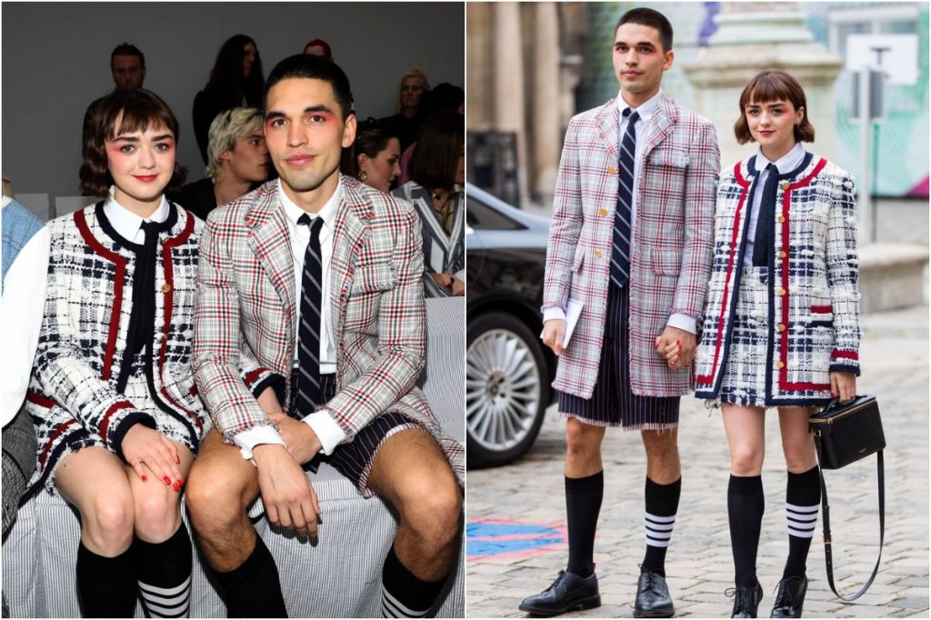 #1 Maisie Williams y el outfit a juego de su novio Zestradar