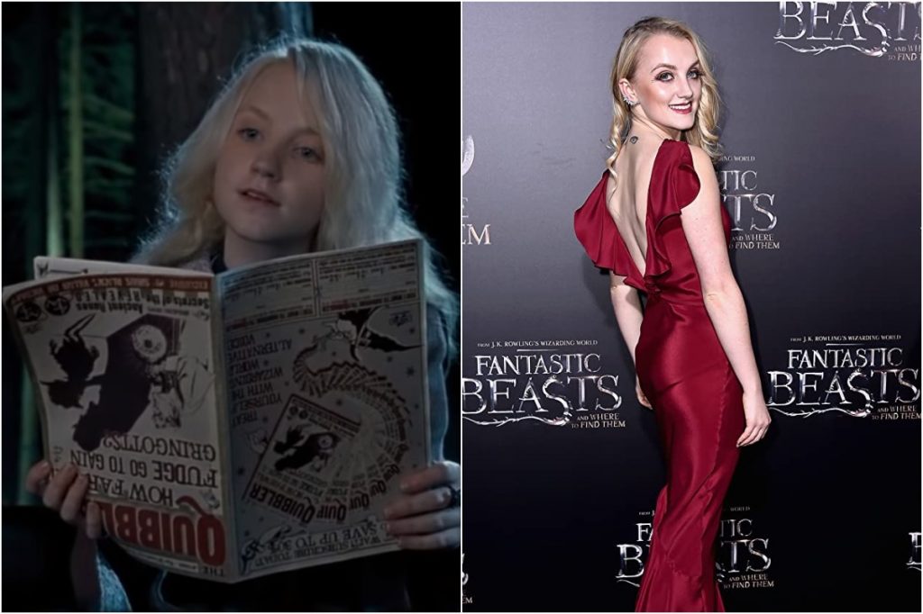 Evanna Lynch como Luna Lovegood |: El elenco de Harry Potter. entonces y ahora | Zestradar