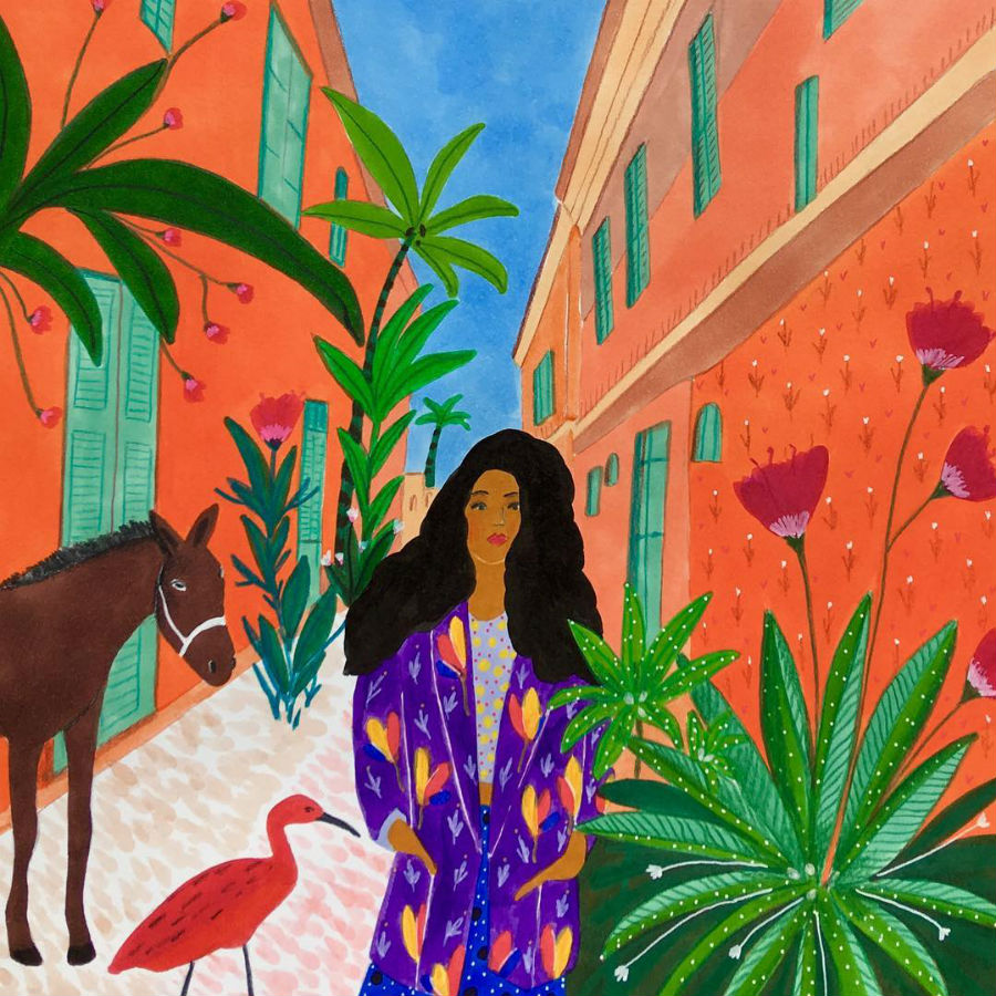 #6 | Oriente se encuentra con Occidente en las coloridas creaciones femeninas de Roeqiya Fris Zestradar