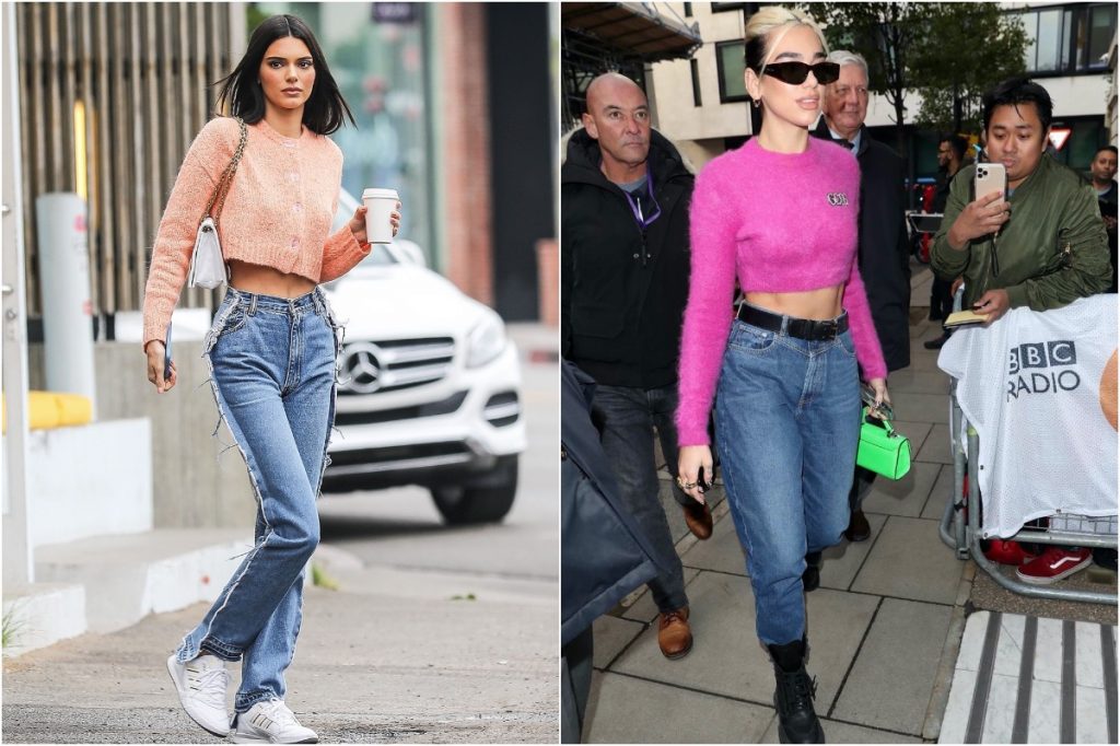 Top corto esponjoso |: ¿Qué estilo prefieres? Kendall Jenner contra Dua Lipa |: Zestradar