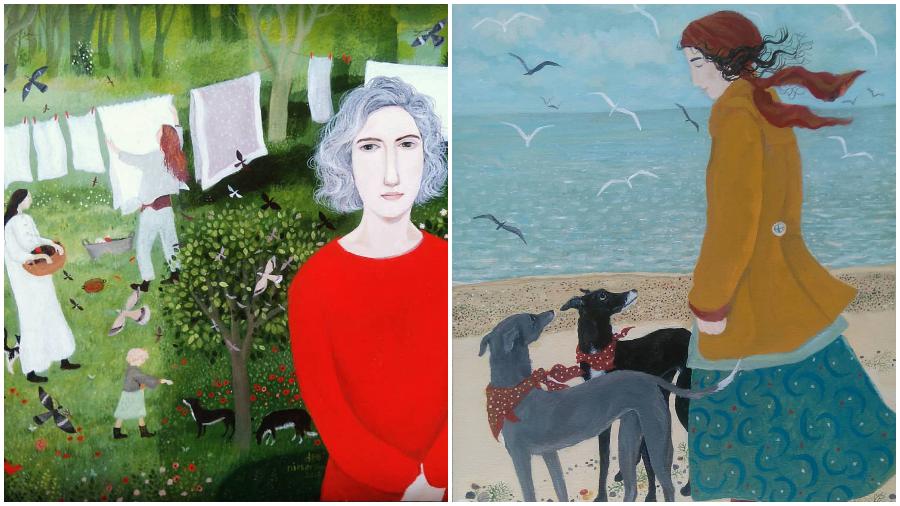 #5 El artista utiliza el arte meditativo para mostrar cómo es la vida en la Inglaterra rural Zest Radar: