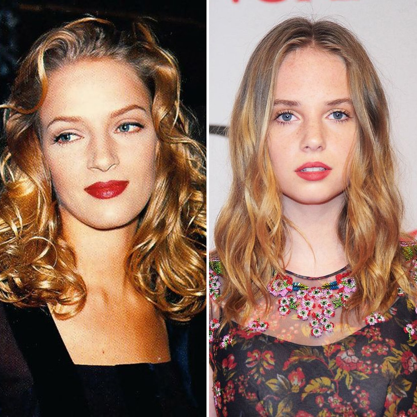 Uma Thurman y Maya Hawke 9 hijas famosas que se parecen a sus madres | Zestradar
