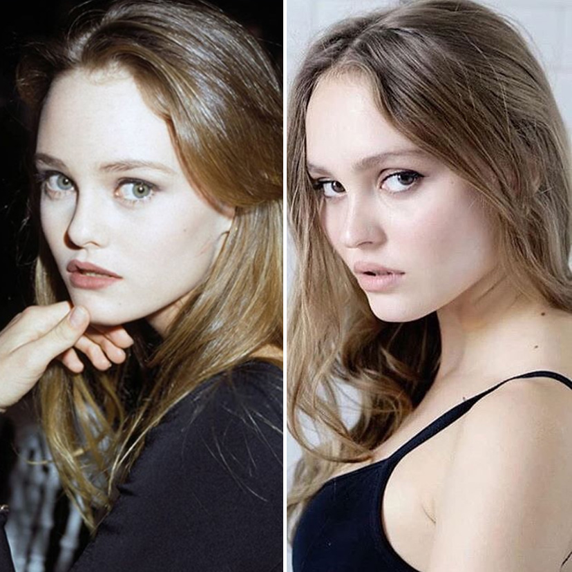 vanessa paradis y lily-rose depp 9 hijas famosas que se parecen a sus madres | Zestradar