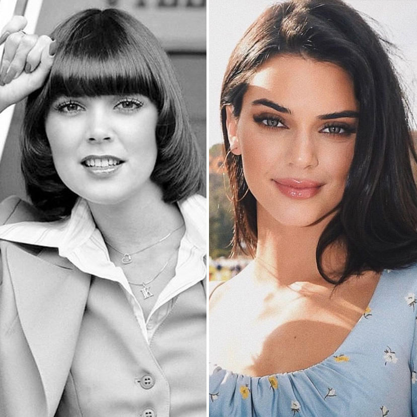 Kris Jenner y Kendall Jenner |: 9 hijas famosas que se parecen a sus madres | Zestradar