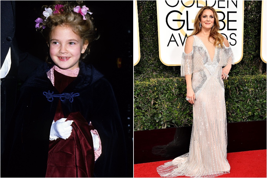Drew Barrymore | ¿Cómo lucían las estrellas en su primera alfombra roja? Zestradar