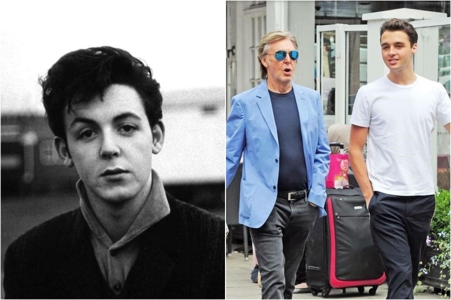Paul McCartney y Arturo | 8 nietos famosos que se parecen a sus abuelos | Zestradar