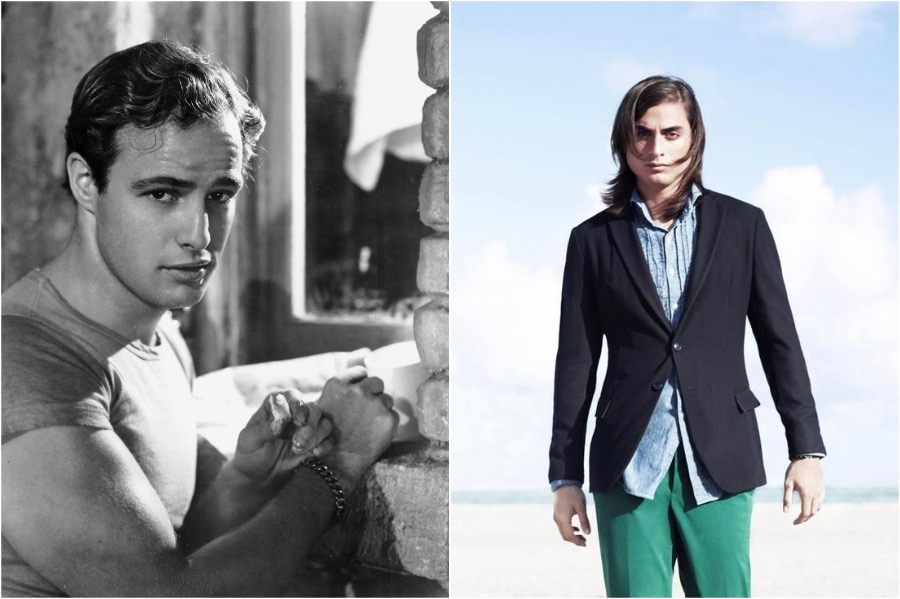 Marlon Brando y Tuckin |: 8 nietos famosos que se parecen a sus abuelos | Zestradar