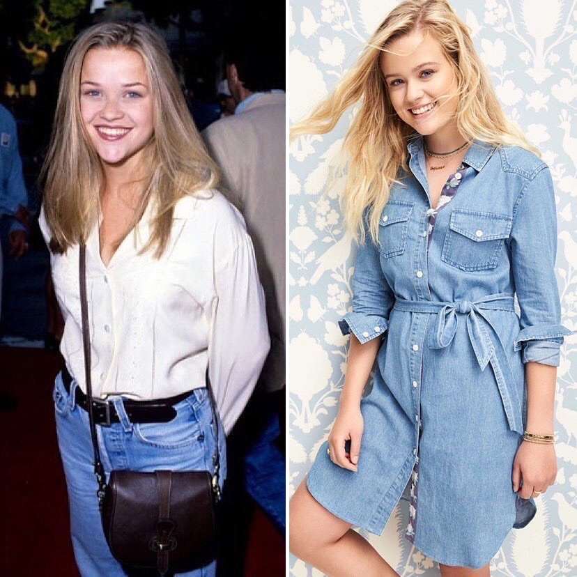 Reese Witherspoon y Ava Philippe 9 hijas famosas que se parecen a sus madres | Zestradar