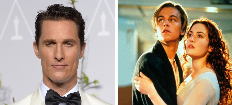 Matthew McConaughey - Jack |: 10 papeles de películas famosas casi interpretados por otros actores | Zestradar
