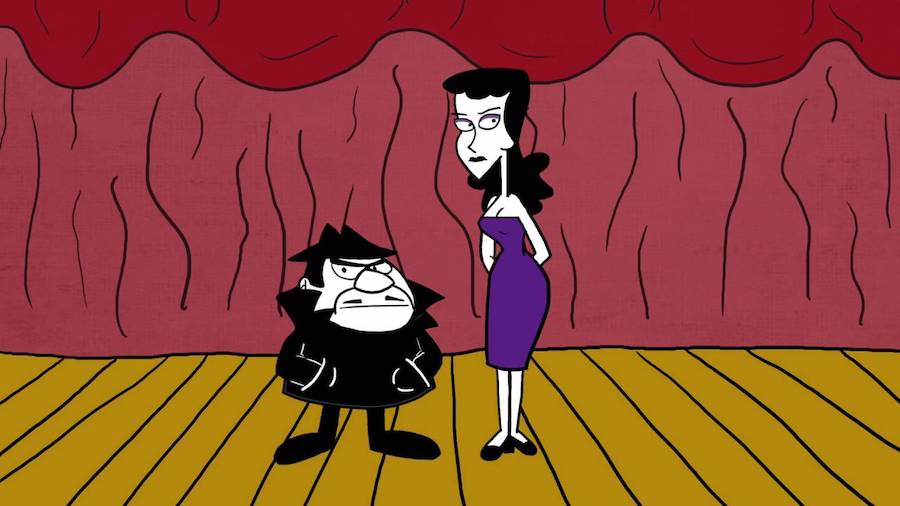 Las aventuras de Rocky, Bullwinkle y sus amigos - Boris Badenov y Natasha Fatale (1959-1964) | 8 mejores villanos animados que recordarás | Zestradar