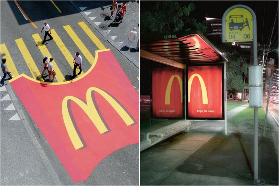Mezclarse con el entorno Los mejores y creativos anuncios de McDonald's | Zestradar