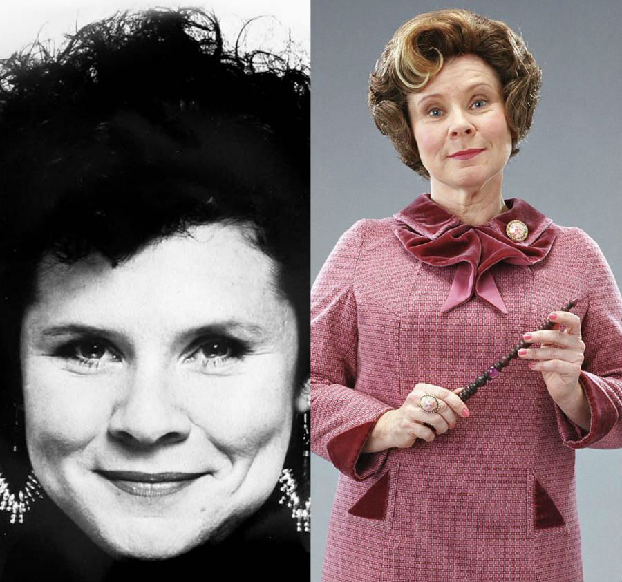 Imelda Staunton/Dolores Umbridge |: Actores mayores de Harry Potter en sus fotos mucho más jóvenes Zest Radar: