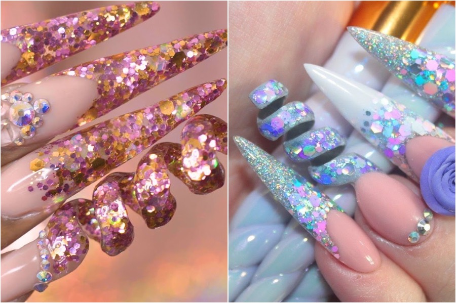 Arte de uñas en espiral |: Las tendencias de arte de uñas más locas | Zestradar