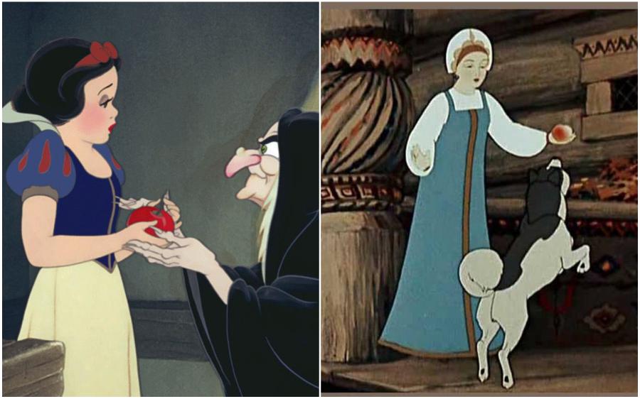 Blancanieves y los siete enanitos (EE. UU.) – El cuento de la princesa durmiente y los siete caballeros (Rusia) |: Tus personajes de dibujos animados favoritos son tan diferentes en otros países Zest Radar: