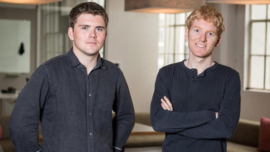 John y Patrick Collison: 3.200 millones de dólares cada uno | Los 10 multimillonarios más jóvenes del mundo 2020 |: Zestradar
