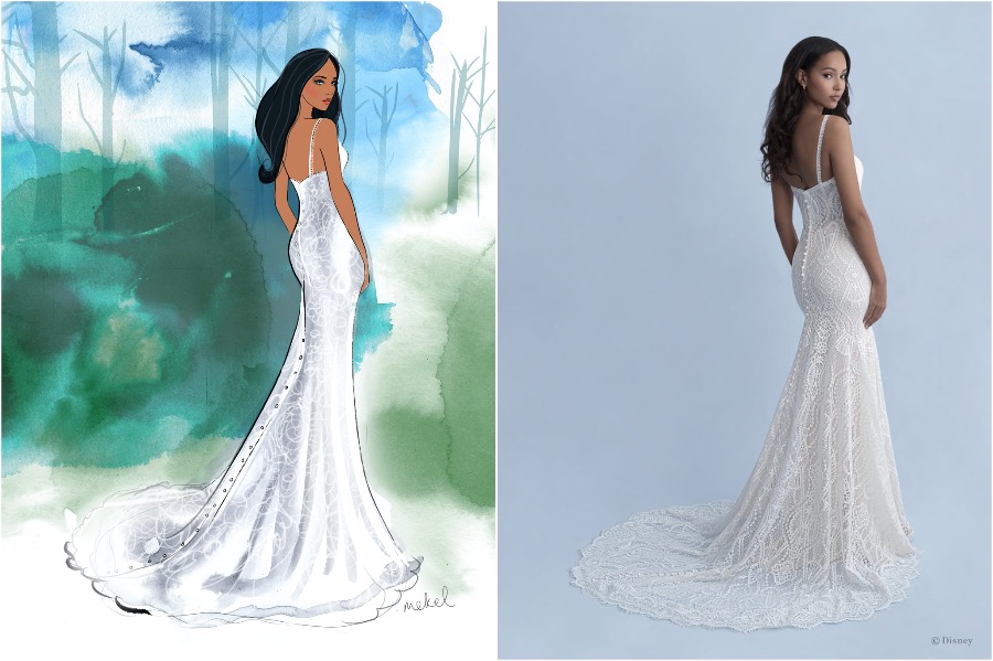 Pocahontas |: Ya salió la colección de vestidos de novia de Disney Zestradar
